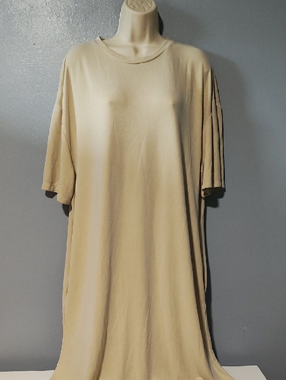 Women's Primark Short-Sleeve Beige Shirt Dress View 4